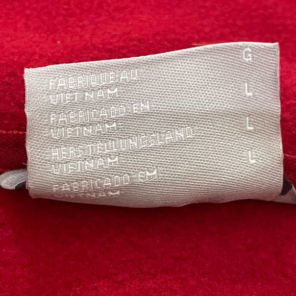 Columbia Men’s Red Full Zip Fleece Jacket Size L New With Tags - Picture 7 of 8